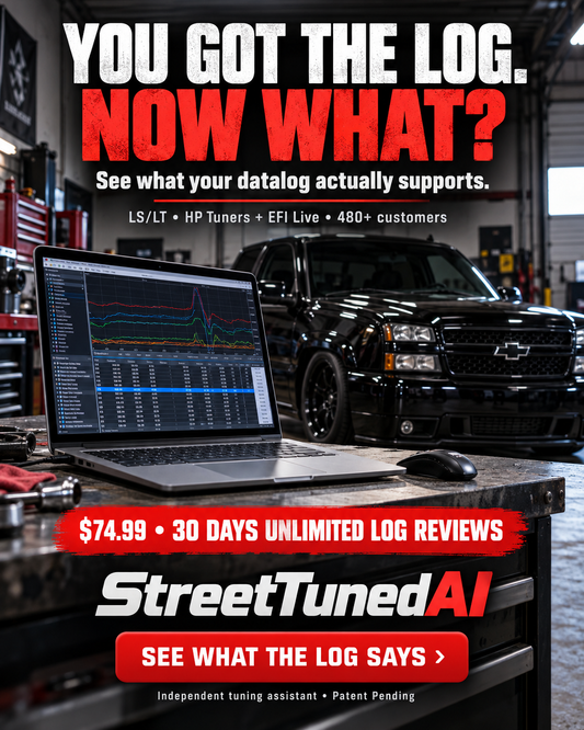 StreetTunedAI LS/LT Log Analysis & Tuning Assistant