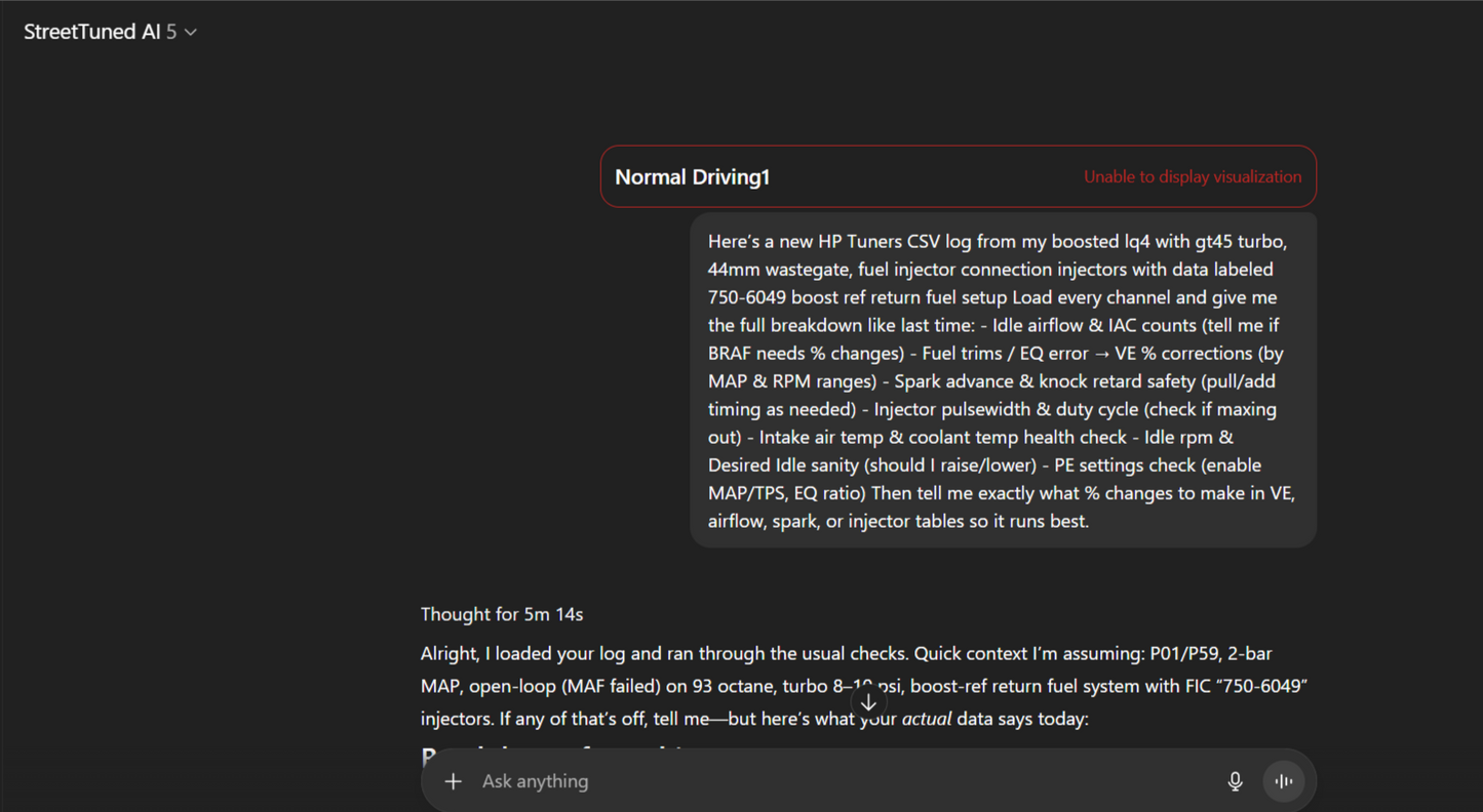 StreetTuned AI – Your On-Demand Tuning & Mechanical Assistant