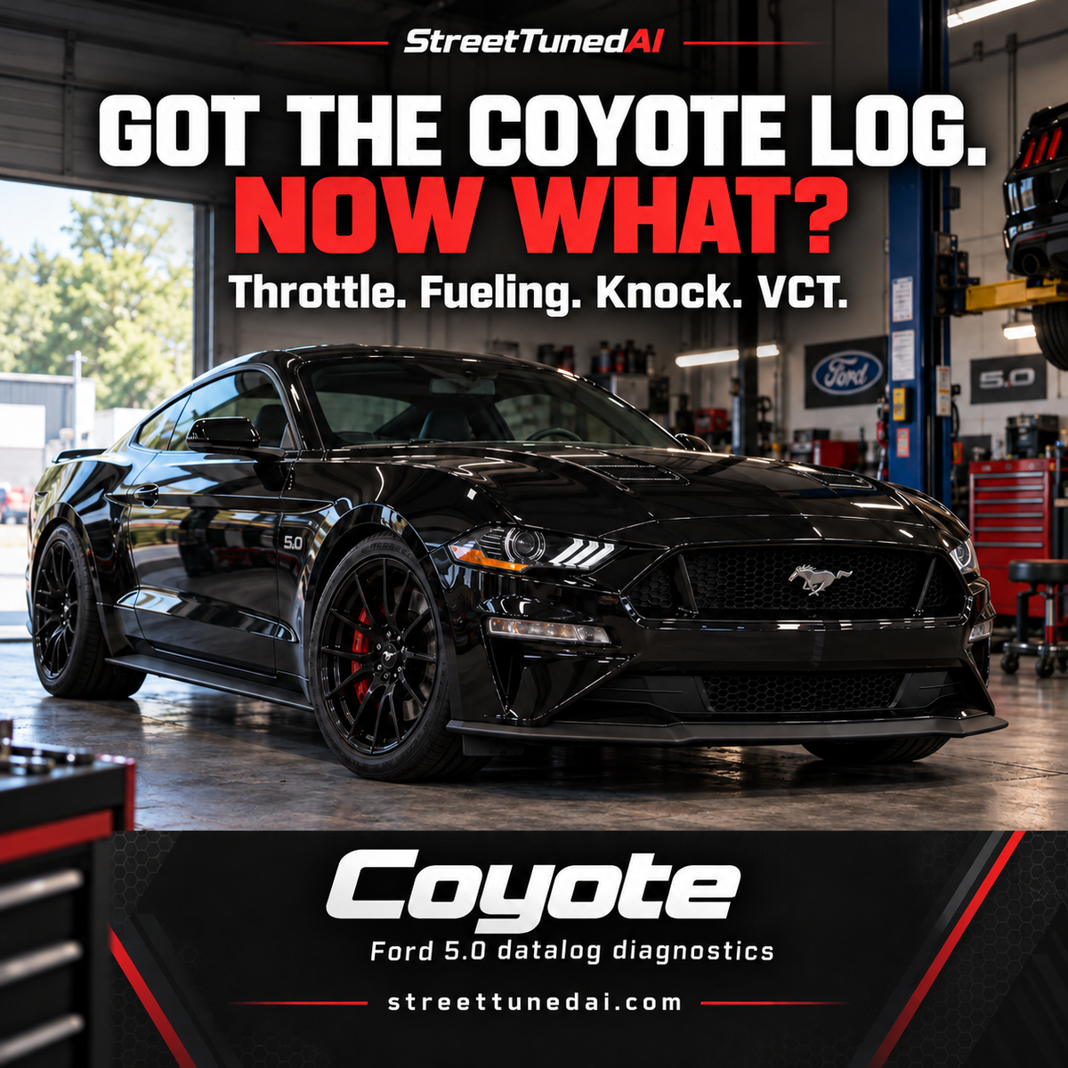 CoyoteTunedAI — Ford Coyote 5.0 Portal Diagnostics & HP Tuners Support