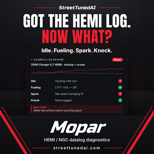 StreetTunedAI – Mopar Edition